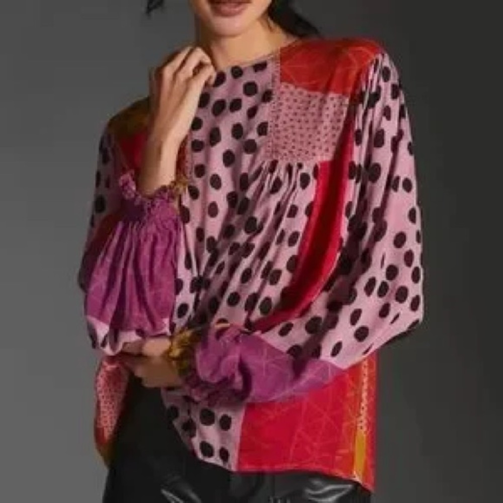 Anthropologie- Blank London blouse in small, perfect condition